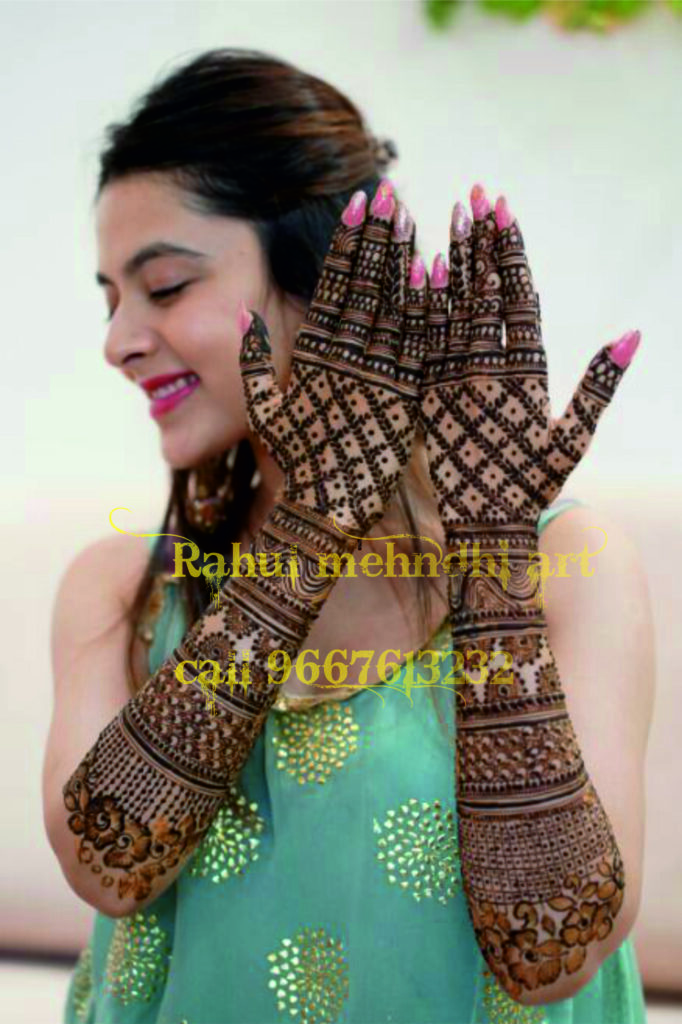 Wedding mehndi art