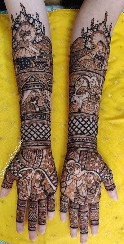 wedding mehndi art