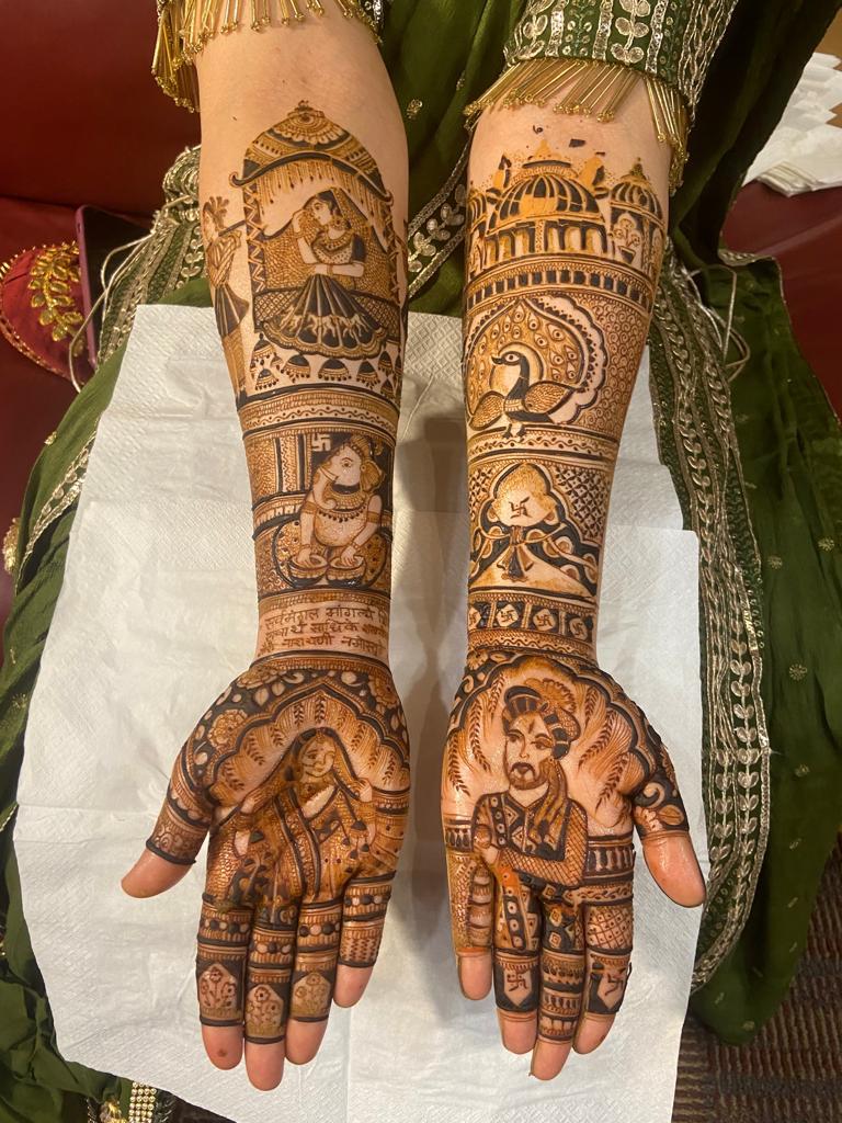 wedding mehndi art