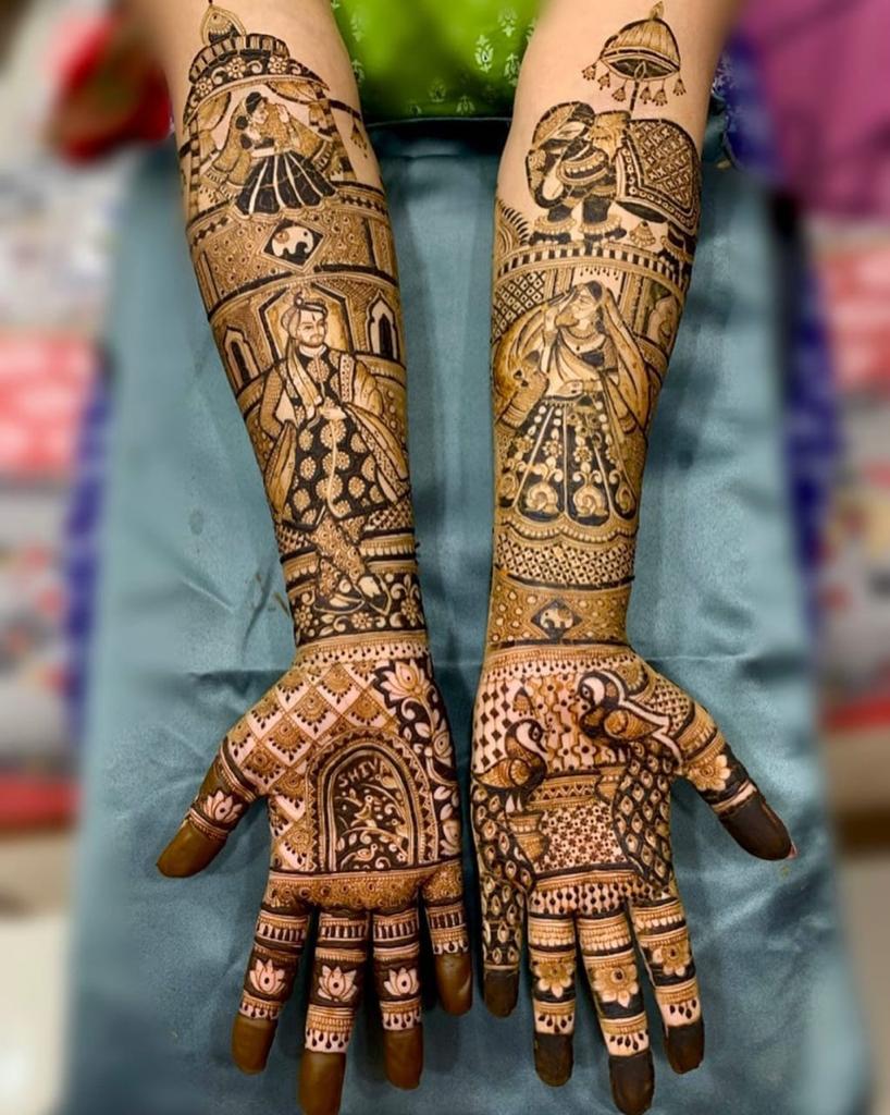 wedding mehndi art