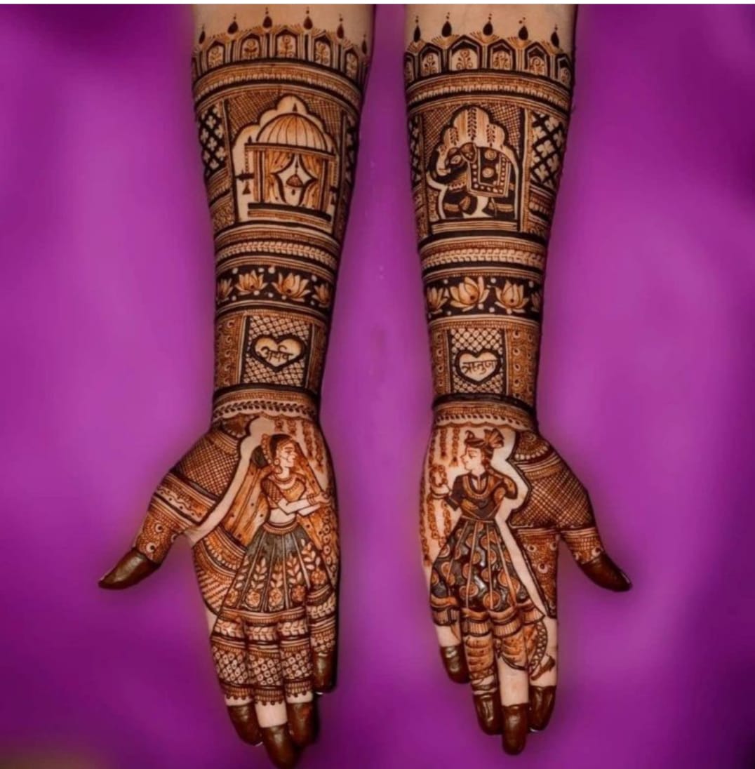 wedding mehndi art