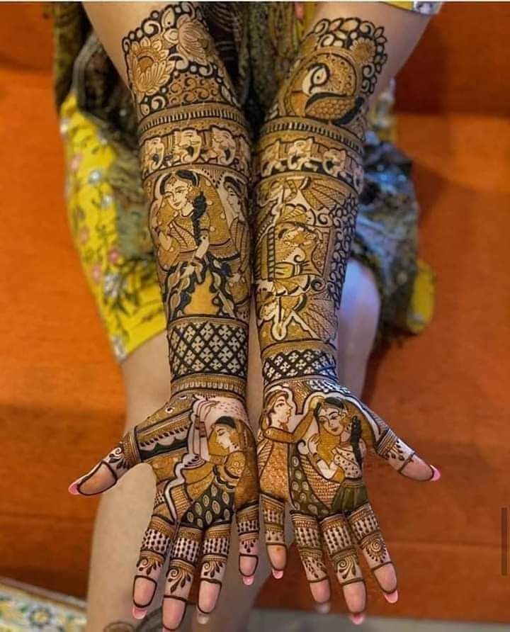 wedding mehndi art