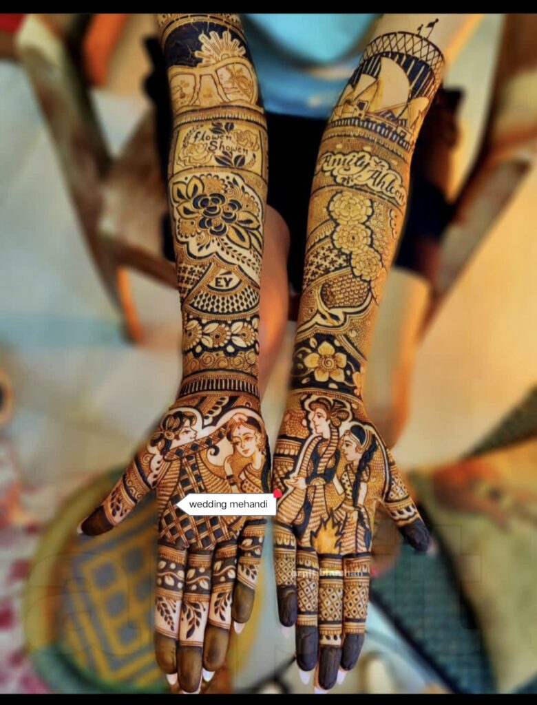 wedding mehndi art