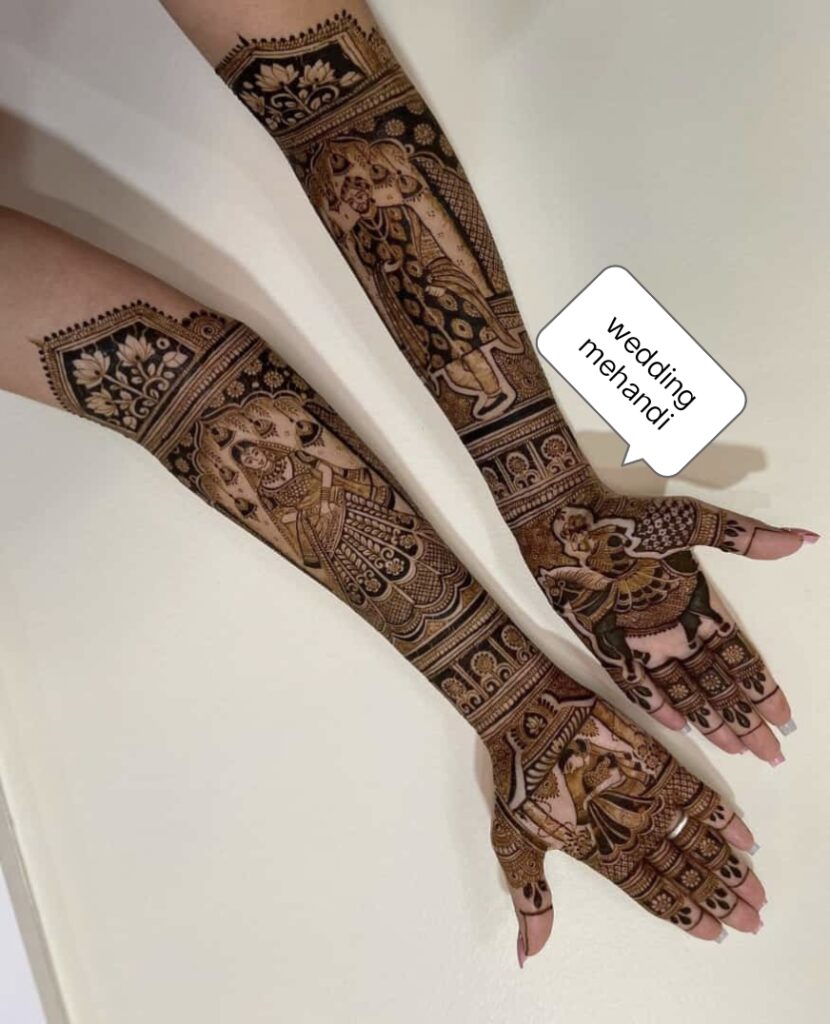 wedding mehndi art