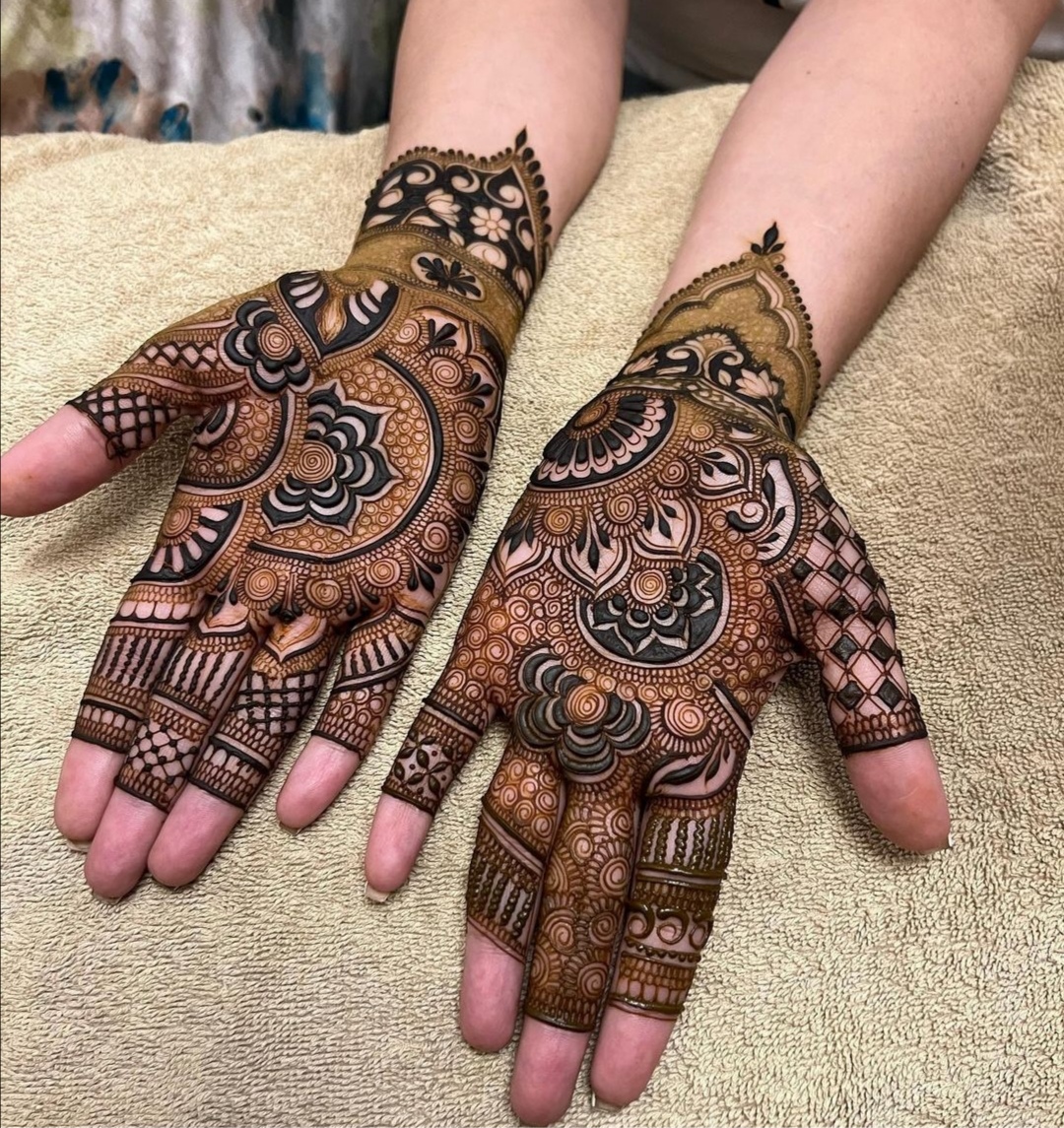 Wedding mehndi art