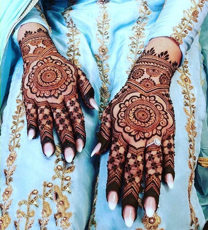 Wedding mehndi art