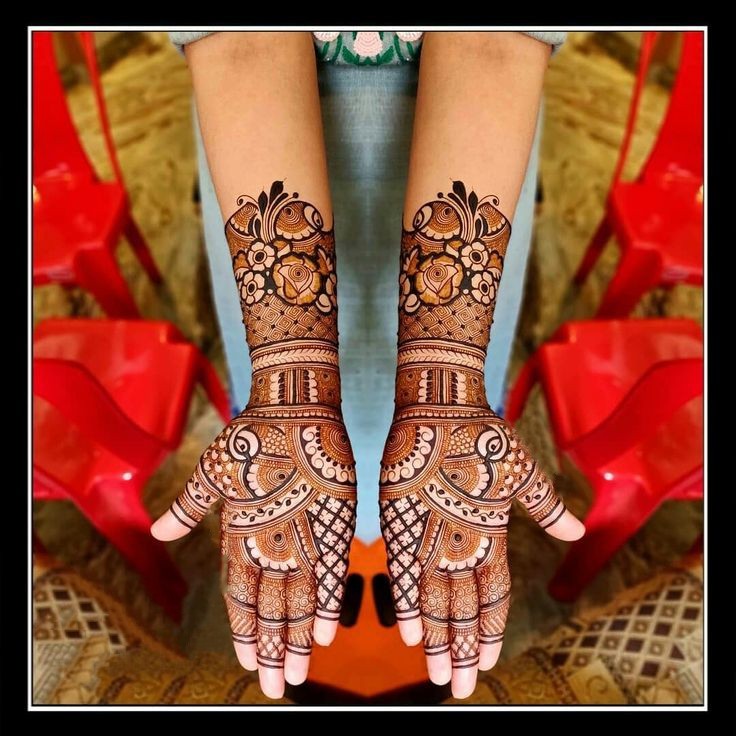 Wedding mehndi art