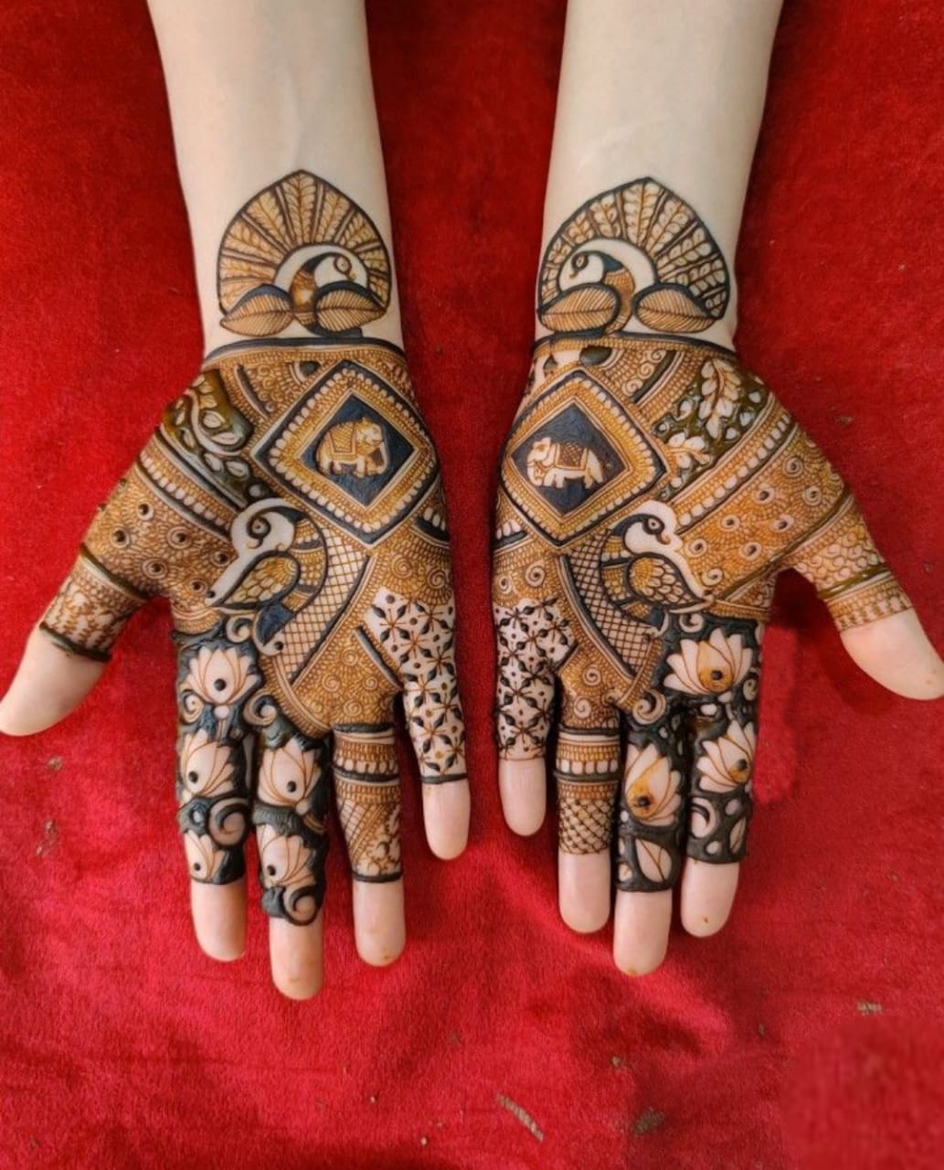 Wedding mehndi art