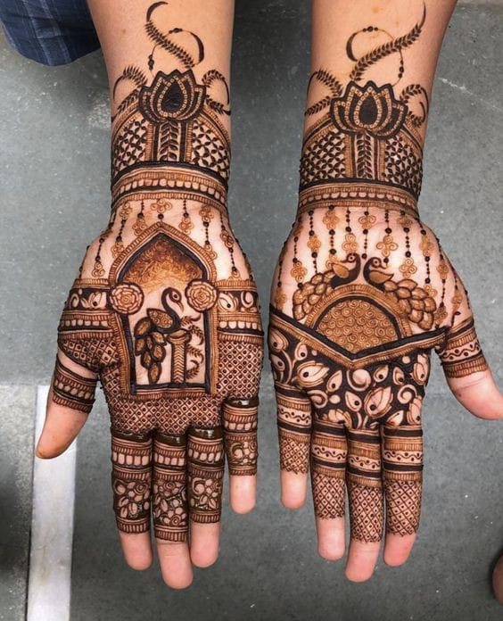 wedding mehndi art