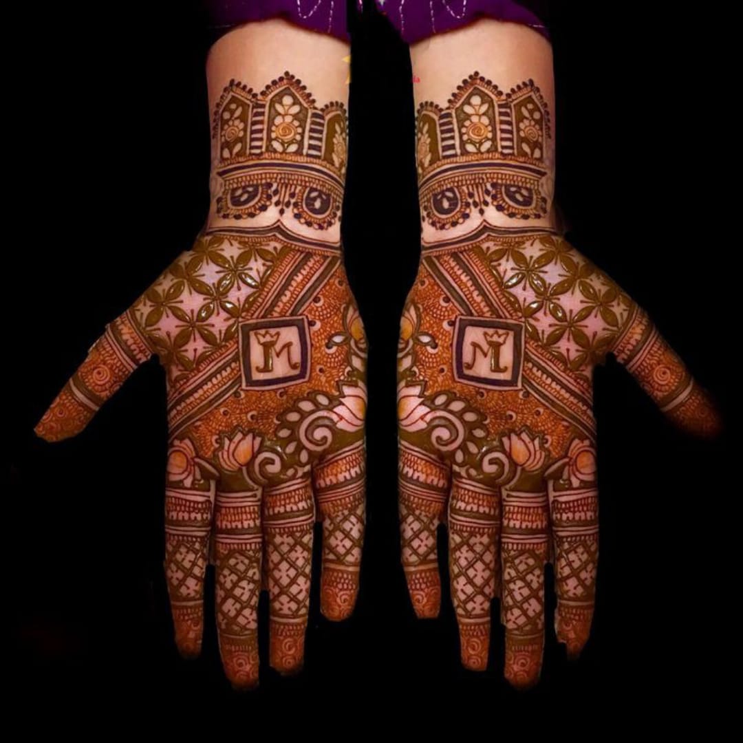 Wedding mehndi art